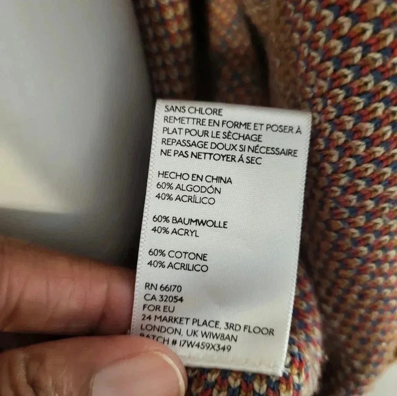 Urban Outfitters Ecote Aztec Open Front Fringe Details Sweater Cardigan(S) - Picture 12 of 12